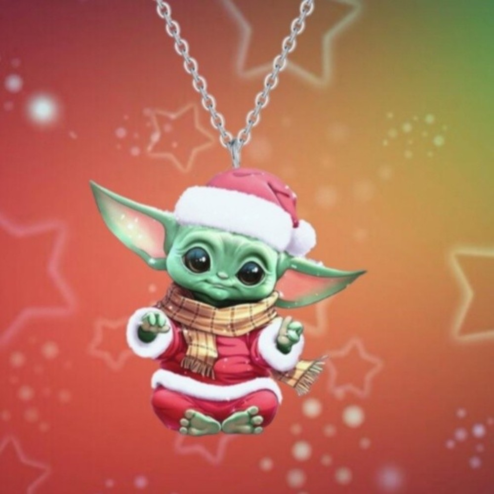 Yoda Christmas Exquisite charming Necklace Pendant